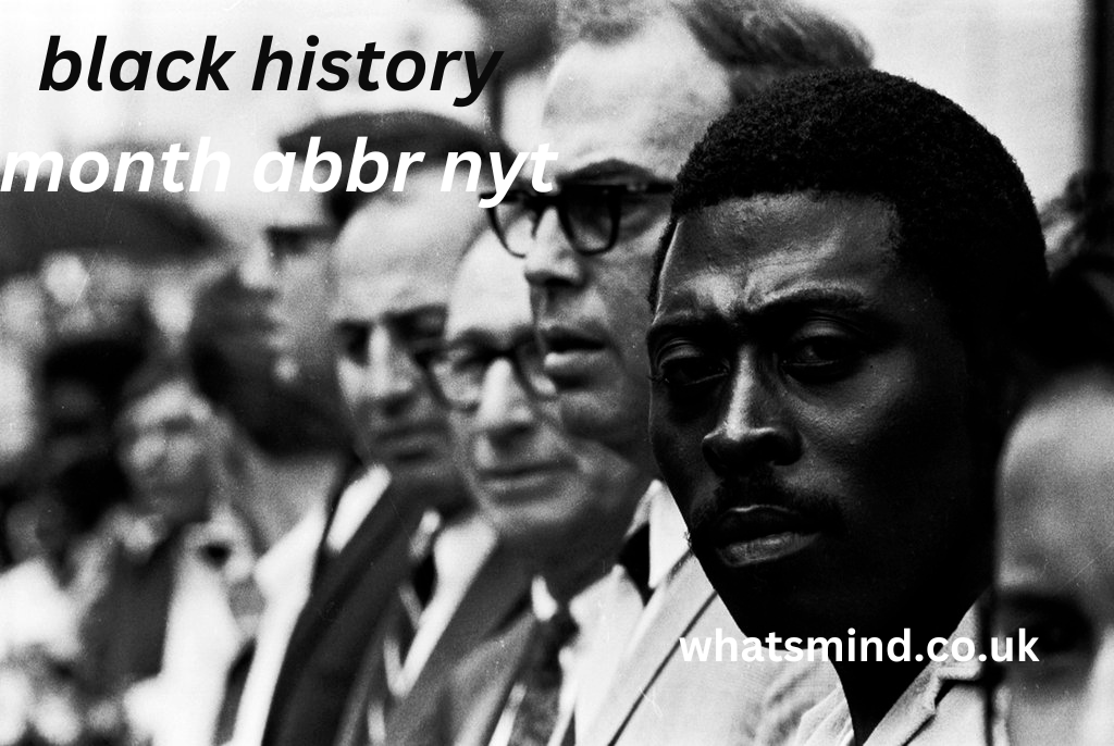 black history month abbr nyt