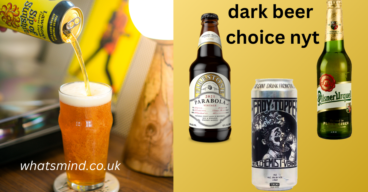 dark beer choice nyt