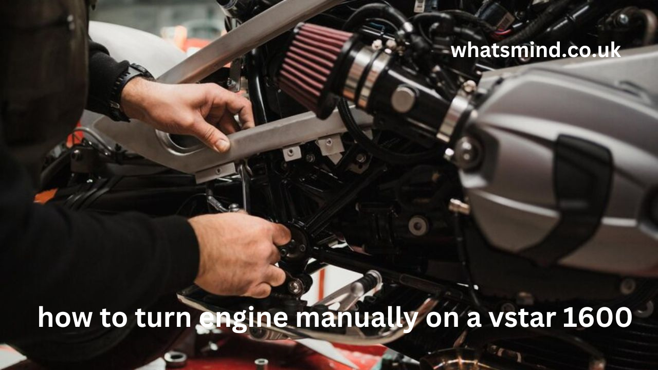 how to turn engine manually on a vstar 1600