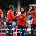 scotland national cricket team vs england cricket team timeline