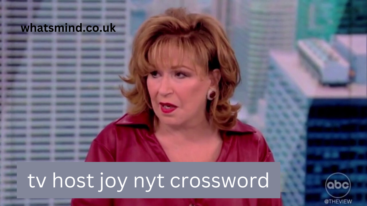 tv host joy nyt crossword