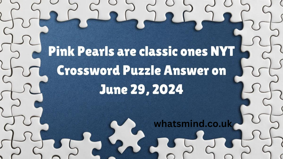 Pink Pearls are Classic Ones Nyt: Timeless Elegance Unveiled