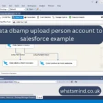 cdata dbamp upload person account to salesforce example