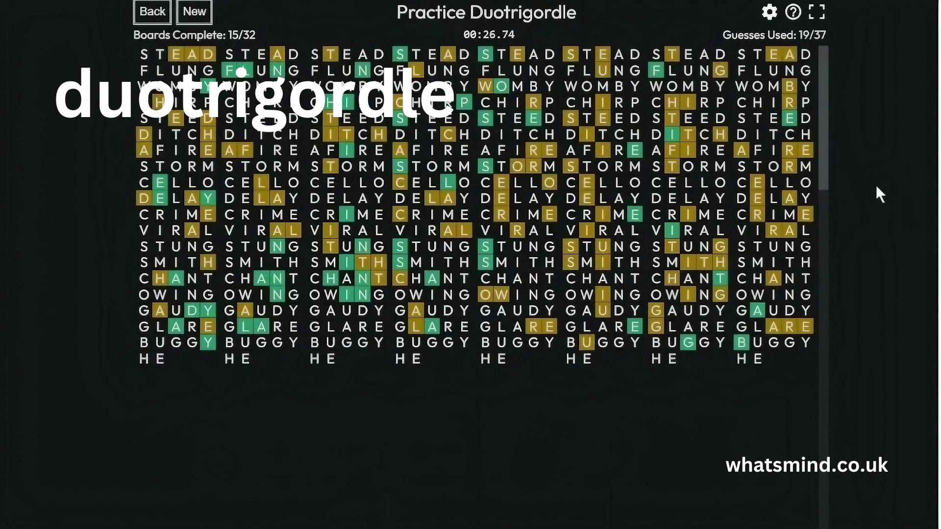 duotrigordle