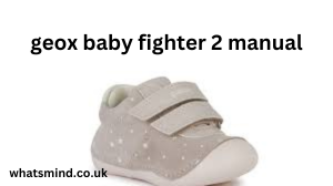 geox baby fighter 2 manual