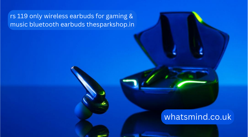 rs 119 only wireless earbuds for gaming & music bluetooth earbuds thesparkshop.in