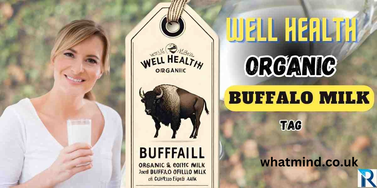 wellhealthorganic buffalo milk tag